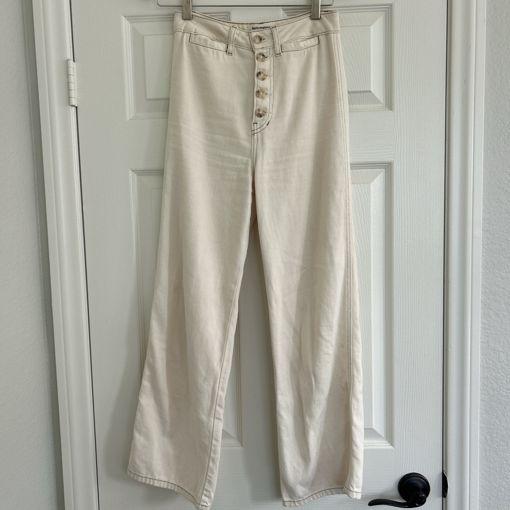 Reformation Lexi High Rise Wide Leg Jeans